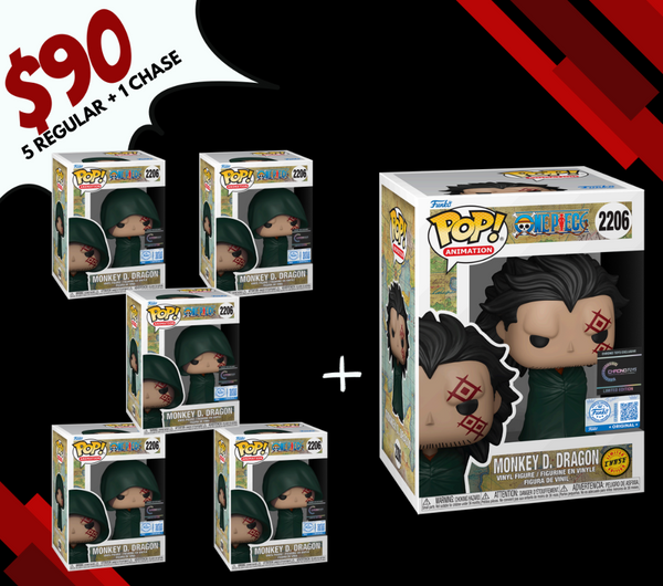 Funko Pop! Chrono Toys Exclusive: Monkey D. Dragon (6-Pop Guaranteed C