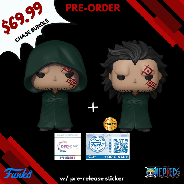 PRE-ORDER: Funko Pop! Chrono Toys Exclusive: One Piece Monkey D. Dragon - Chase Bundle (PR)