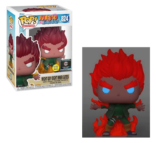 POP! Naruto - Might Guy Glow in the Dark #824 Chalice Exclusive