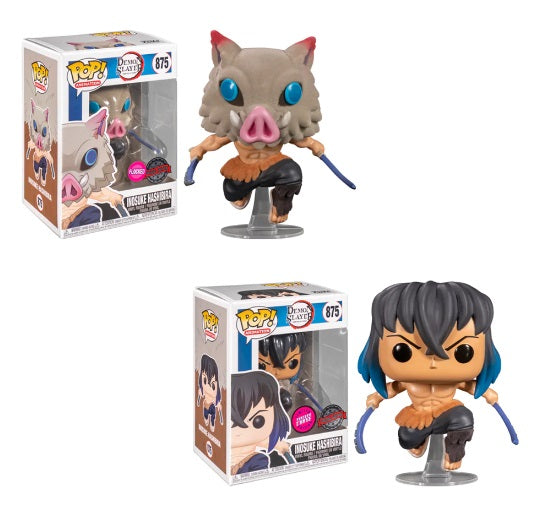 はち✨王家のブレス✨ FUNKO POP DEMON SLAYER INOSUKE HASHIBIRA FLOCKED EXCLUSIVE