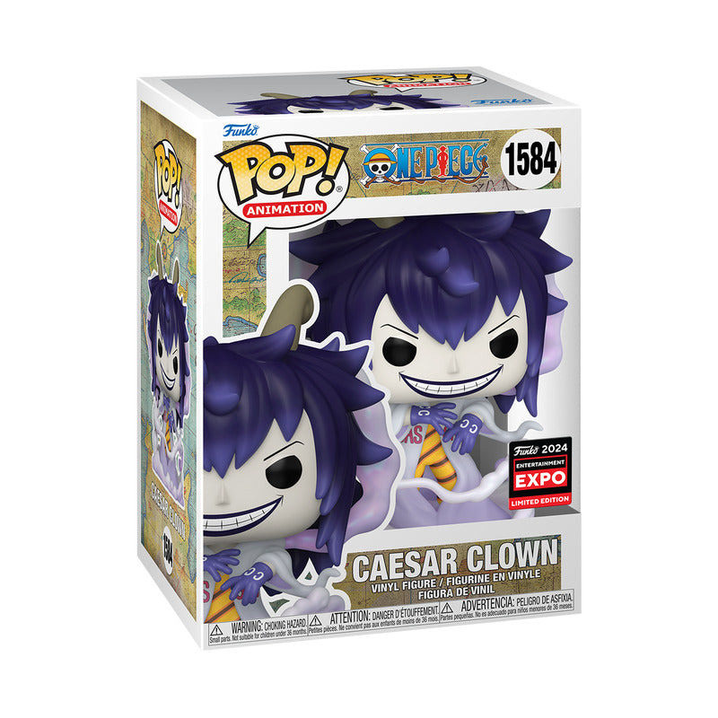 Funko Pop! One Piece: Caesar Clown # 1584 (Shared Sticker)