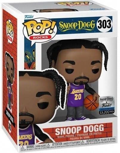 POP! Snoop Dogg In Lakers Jersey Purple #303 Funko Exclusive