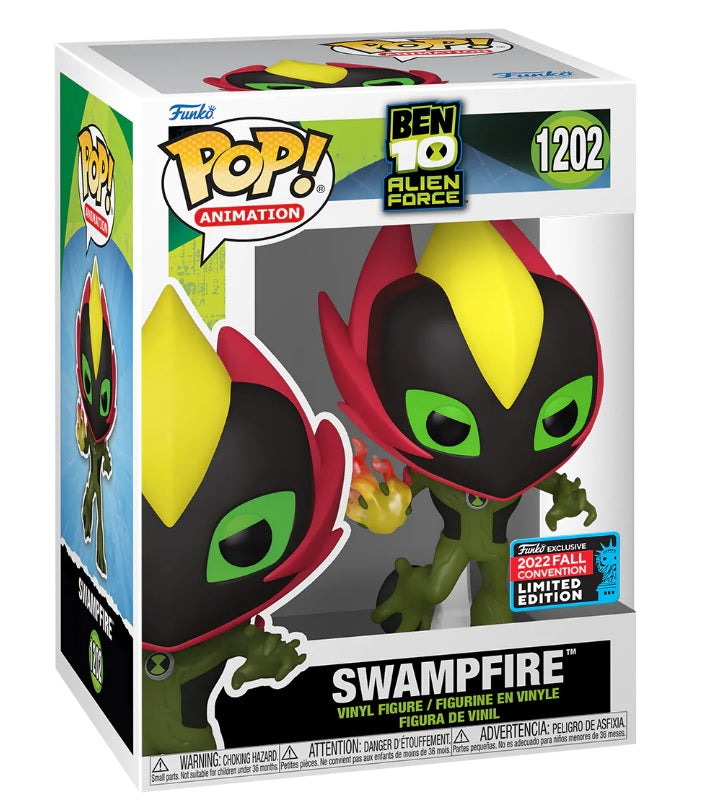 Pre-Order: Ben 10: Alien Force - Swampfire NYCC 2022 Fall Convention Exclusive Pop! Vinyl