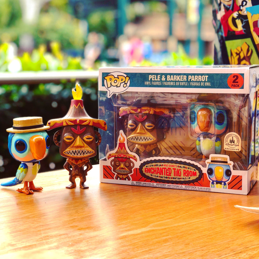 POP! Disney - Enchanted Tiki Room - Pele & Barker Parrot - Disneypark Exclusive