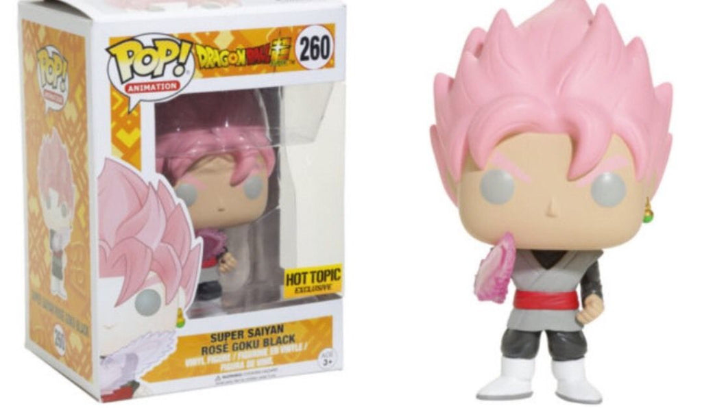 POP! Animation - Dragonball Z Super - Super Saiyan Rose Goku Black - Hot Topic Exclusive
