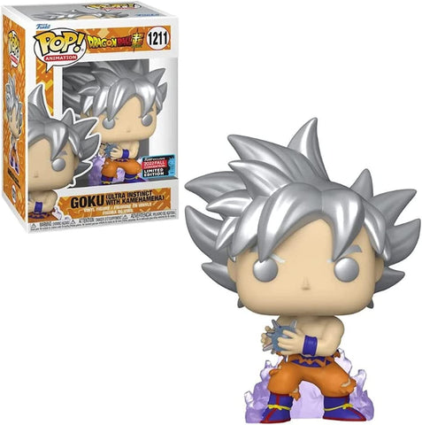 POP! Dragon Ball Super - Goku Ultra Instinct Kamehameha Metallic #1211 NYCC Fall Convention Exclusive