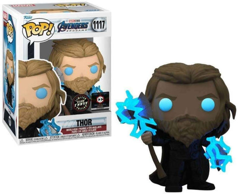 POP! Marvel - Avengers Endgame Thor Glow In The Dark Chase Bundle Chalice Exclusive