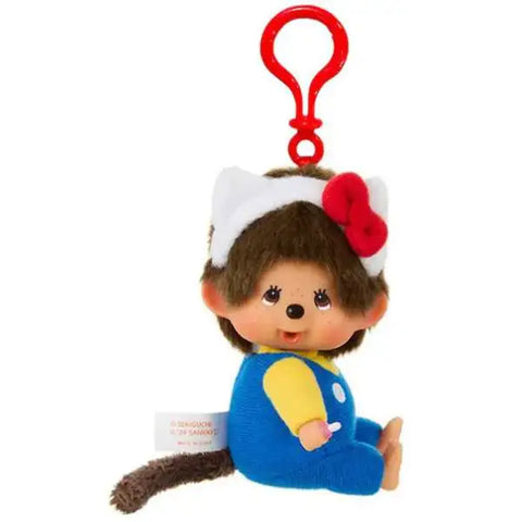 Sekiguchi Sanrio Hello Kitty x Monchhichi - Monchhichi Mascot 6"