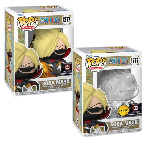POP! One Piece - Soba Mask #1277 Chase Bundle Chalice Exclusive