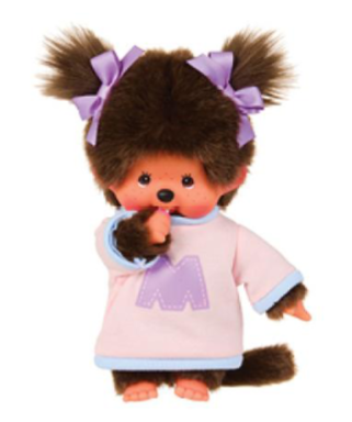Sekiguchi Monchhichi -  Bi-Color Sweater Girl 8"
