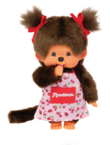 Sekiguchi Monchhichi -  Flower Apron Girl 8"