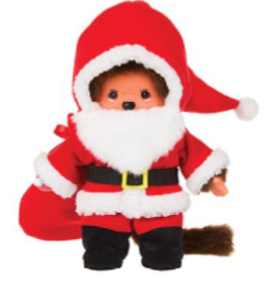Sekiguchi Monchhichi -  Santa Claus Boy 8"