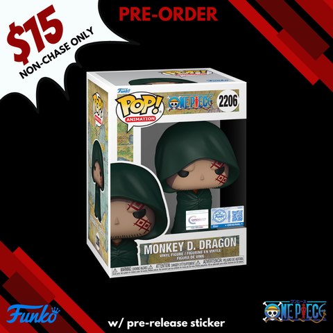 PRE-ORDER: Funko Pop! Chrono Toys Exclusive: One Piece Monkey D. Dragon - Non-Chase (PR)