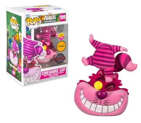 POP! Alice In Wonderland - Cheshire Cat Glow Flocked #1199 Chase Bundle Special Edition Exclusive