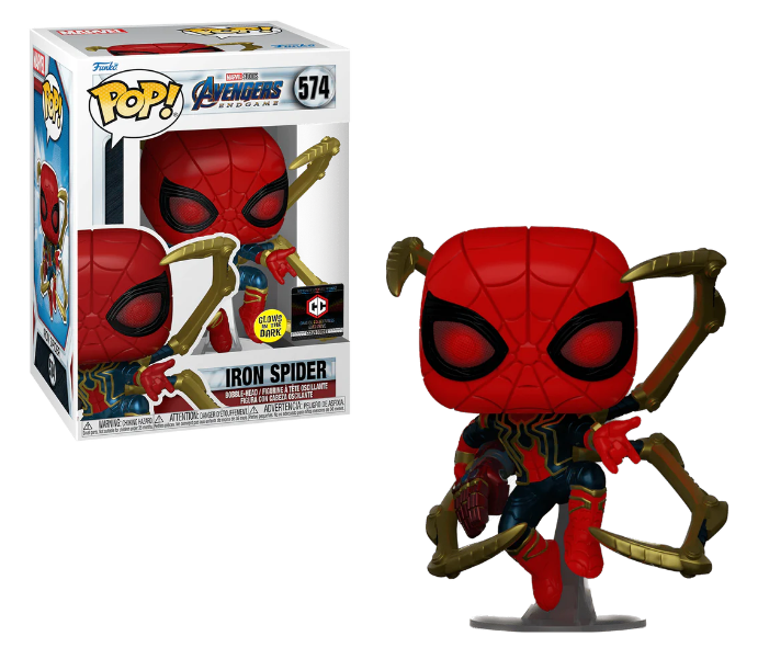 POP! Marvel - Iron Spider with Nano Gauntlet Glow #574 Chalice Exclusive