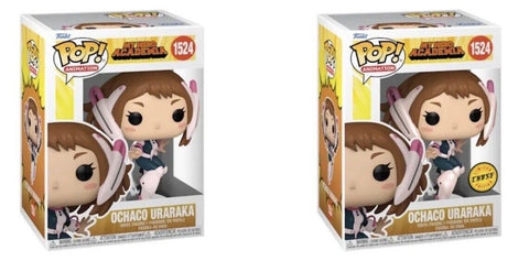 POP! MHA Ochaco Chase Metallic & Common #1524 Set