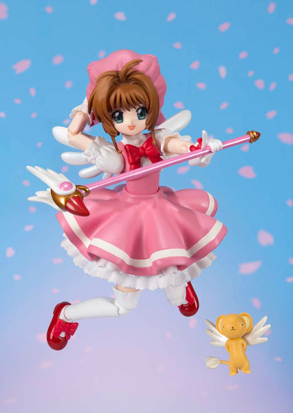 Set of 2 Bandai Tamashii Nations S.H.Figuarts Sakura Kinomoto Cardcaptor Sakura Action Figure Bundle