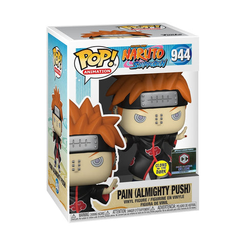 POP! Naruto Shippuden - Pain All Mighty Push Glows In The Dark - Chalice Collectible Exclusive