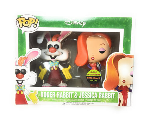 POP! Disney - Roger Rabbit & Jessica Rabbit 2 Pack - Vaulted / 2014 Asia Exclusive