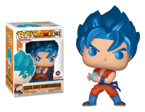 POP! Dragon Ball Super - SSGSS Goku Kamehameha Metallic - Chalice Collectibles Exclusive