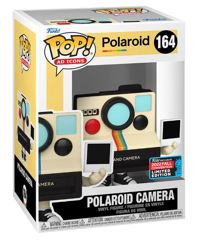 Pre-Order: Ad Icons - Polaroid Camera NYCC 2022 Fall Convention Exclusive Pop! Vinyl