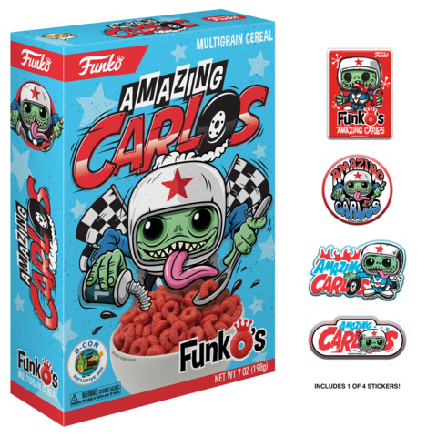 FunkO’s Cereal Exclusive - Amazing Carlos - Designer Con Limited Edition