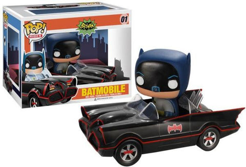 POP! Rides - DC Batman Classic TV Series - 1966 Batmobile Adam West - Vaulted / Discontinued