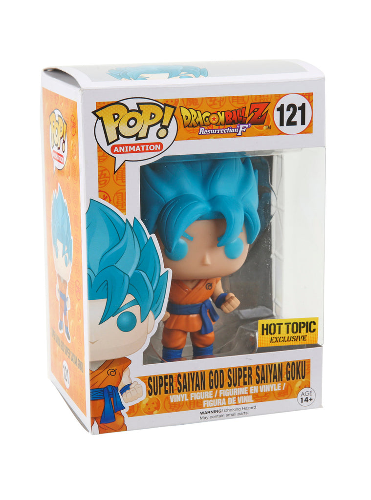 POP! Animation - Dragonball Z - SSGSS Goku Blue - Hot Topic Exclusive