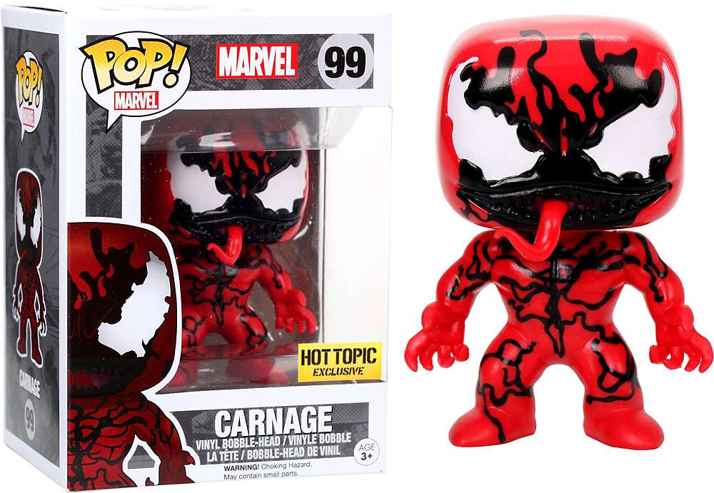 Funko POP Marvel Spider-Man Carnage - Hot Topic Exclusive