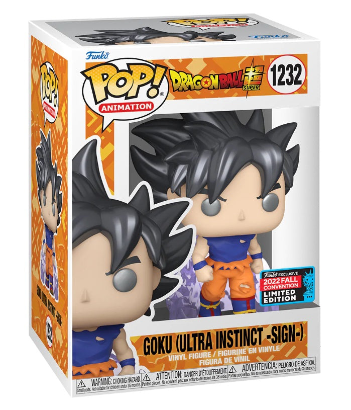 Pre-Order: Dragon Ball - Goku Ultra Instinct Sign NYCC 2022 Fall Convention Exclusive Pop! Vinyl