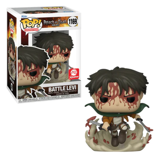 POP! Attack On Titan - Battle Levi Bloody #1169 AE Exclusive