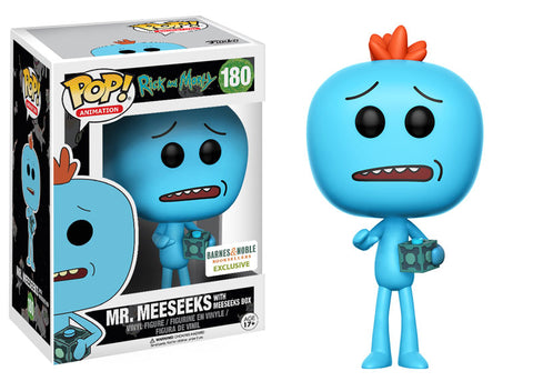 POP! Rick & Morty - Mr. Meeseeks with Meeseeks Box - Barnes & Noble Exclusive