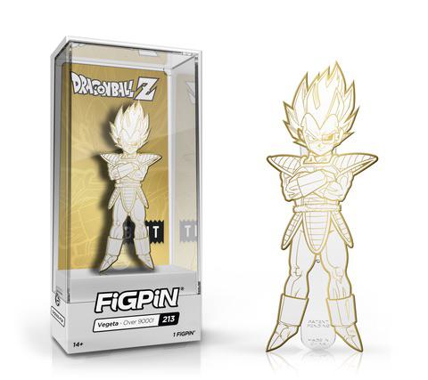 FIGPIN - Dragon Ball Z Vegeta Over9000 White Gold - Anime Expo Exclusive LE 1000