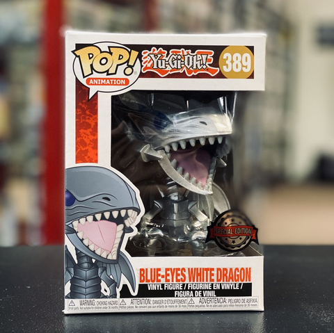 POP! Yu Gi Oh - White Eyes Blue Dragon Silver Special Edition / Boxlunch