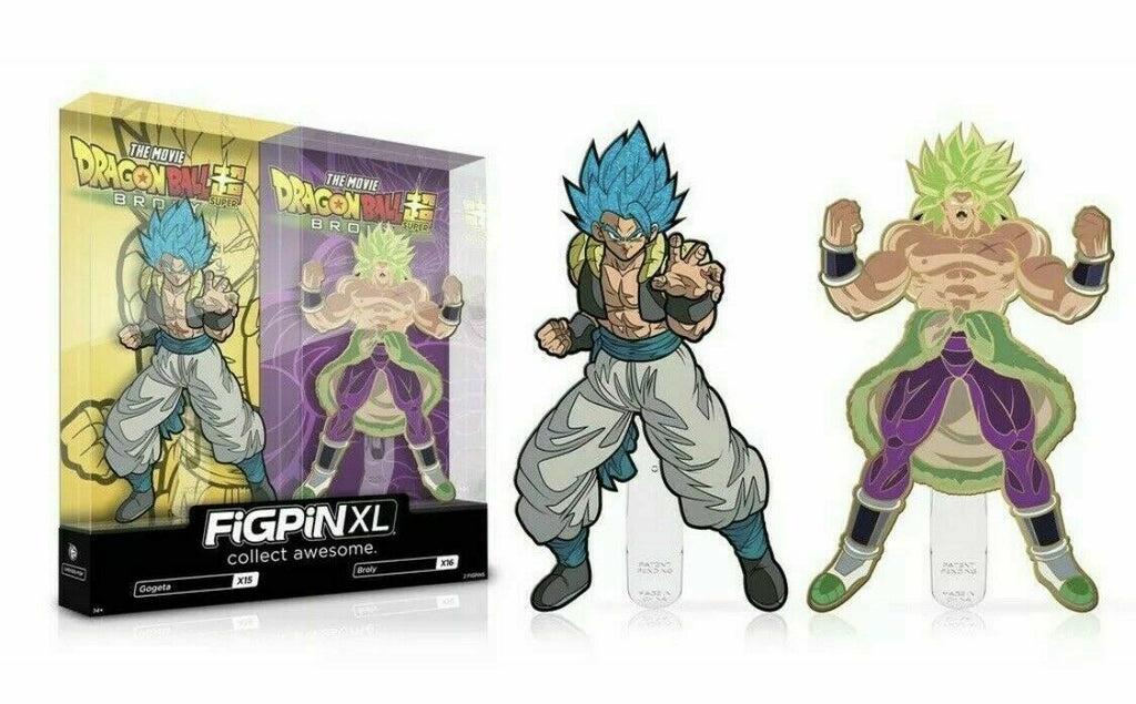 FIGPIN - Dragon Ball Super - Gogeta & Broly 2 Pack XL - Funimation SDCC Exclusive