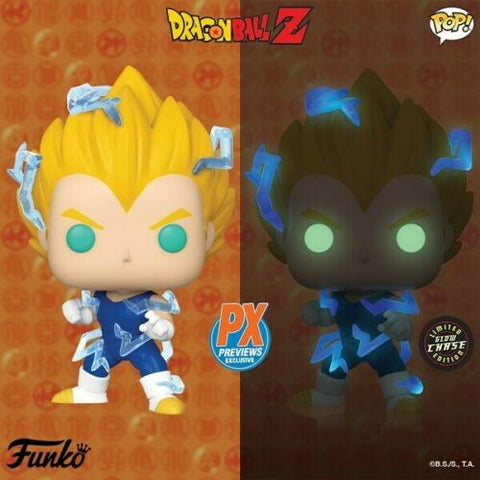 POP! Dragon Ball Super - Super Saiyan 2 Vegeta 1:6 Ratio for Glow Chase - PX Exclusive