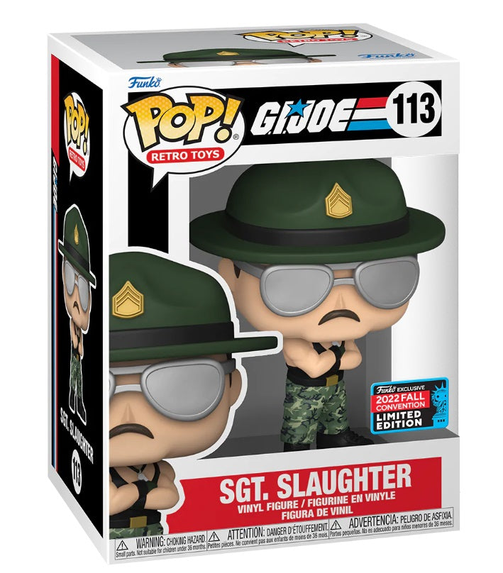 Pre-Order: G.I. Joe - Sergeant Slaughter NYCC 2022 Fall Convention Exclusive Pop! Vinyl