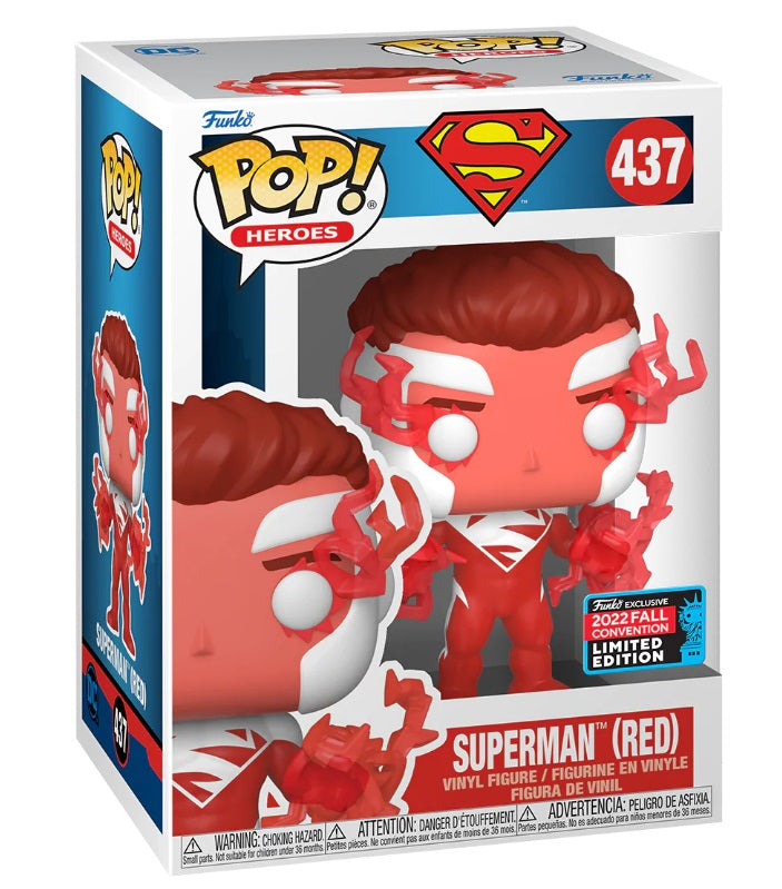 Pre-Order: DC - Superman Red NYCC 2022 Fall Convention Exclusive Pop! Vinyl